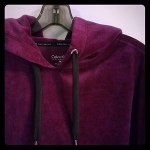 Calvin Klein velour cropped. Performance hoodie